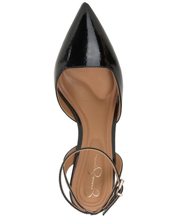 ジェシカシンプソン レディース シューズ パンプス Jessica Simpson Womens Nazela TwoPiece PointedToe Pumps Black Patent ブラック ジェシカシンプソン レディース シューズ パンプス Jessica Simpson Womens Nazela TwoPiece PointedToe Pumps Black Patent ブラック