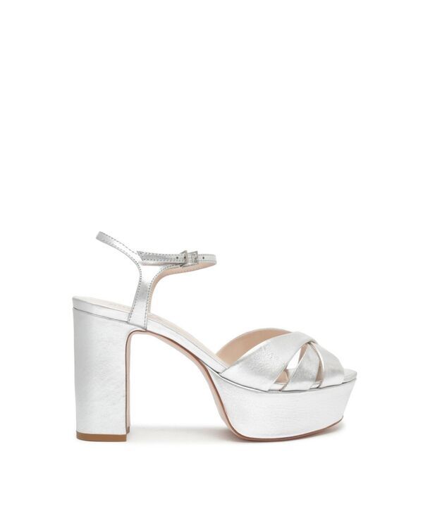 シュッツ レディース シューズ サンダル プラットフォーム Schutz Womens Keefa Platform Sandals Silver シルバー