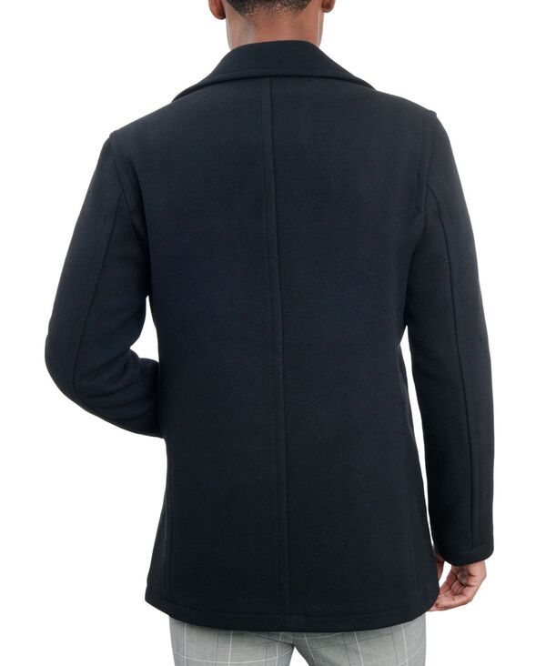 ロンドンフォグ メンズ アウター ジャケット・ブルゾン ウール コート London Fog Mens DoubleBreasted Wool Blend Peacoat Black ブラック ロンドンフォグ メンズ アウター ジャケット・ブルゾン ウール コート London Fog Mens DoubleBreasted Wool Blend Peacoat Black ブラック