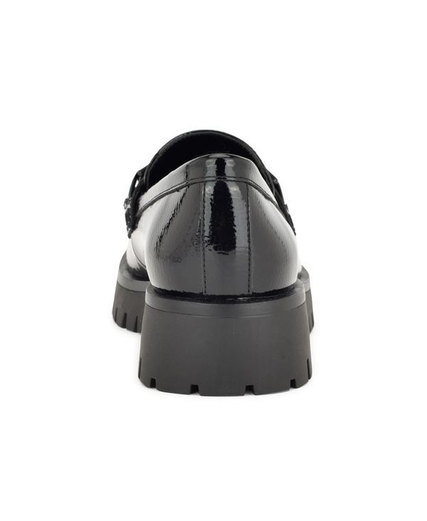 ナインウェスト レディース シューズ スリッポン・ローファー ローファー Nine West Womens Gables Round Toe Lug Sole Casual Loafers Black ナインウェスト レディース シューズ スリッポン・ローファー ローファー Nine West Womens Gables Round Toe Lug Sole Casual Loafers Black