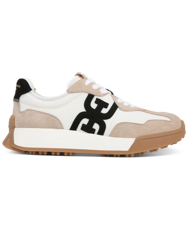 サムエデルマン レディース シューズ スニーカー レース Sam Edelman Womens Langley Emblem LaceUp Trainer Sneakers WhiteTanBlack サムエデルマン レディース シューズ スニーカー レース Sam Edelman Womens Langley Emblem LaceUp Trainer Sneakers WhiteTanBlack