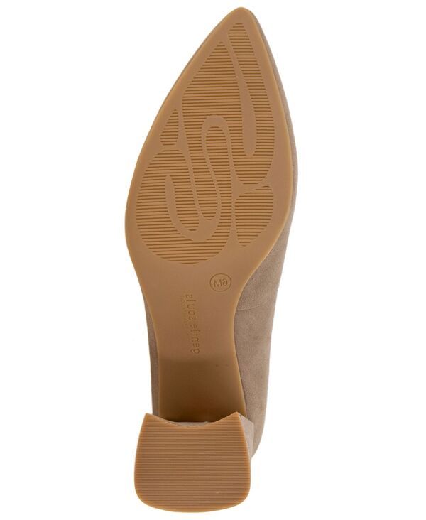 ジェントルソウルズ レディース シューズ パンプス ヒール Gentle Souls Womens Dionne Block Heel Pointy Toe Pumps Mushroom