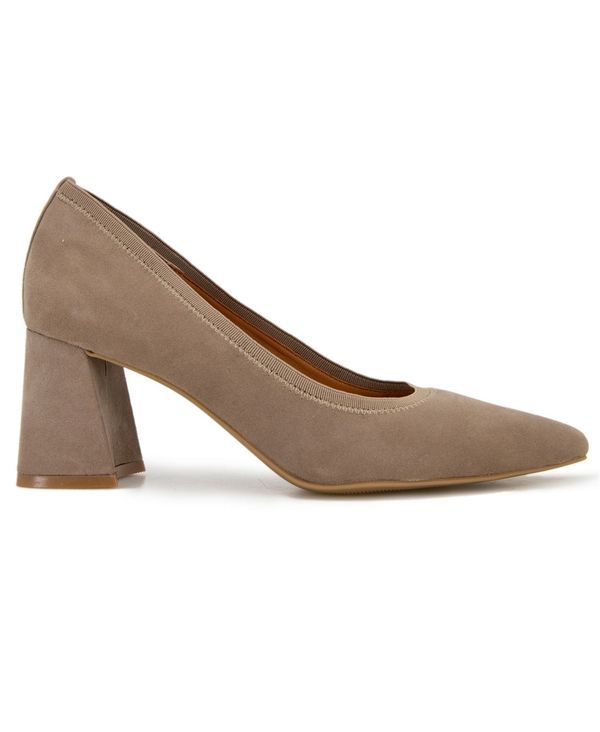 ジェントルソウルズ レディース シューズ パンプス ヒール Gentle Souls Womens Dionne Block Heel Pointy Toe Pumps Mushroom