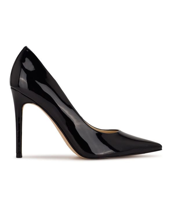 ナインウェスト レディース シューズ パンプス Nine West Womens Fresh Stiletto Pointy Toe Dress Pumps Black Patent ブラック