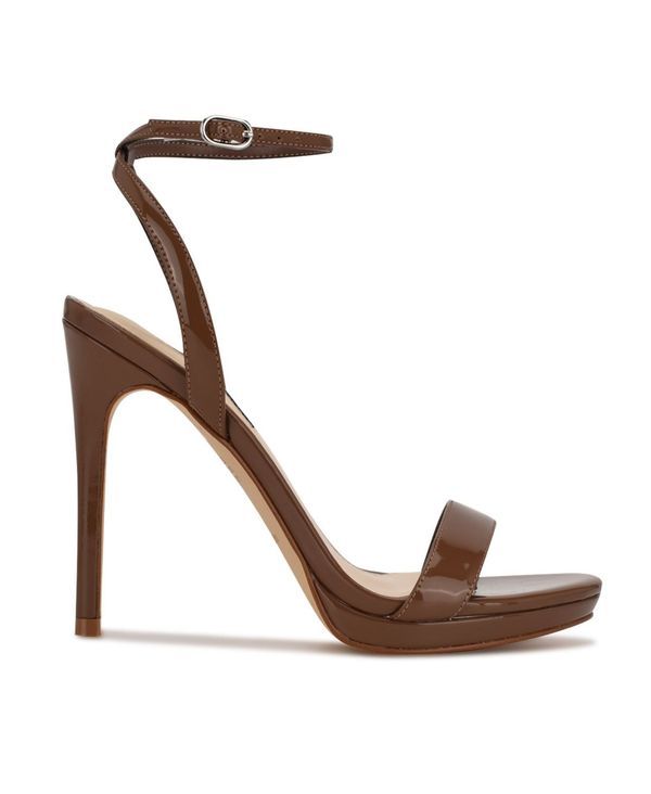 ナインウェスト レディース シューズ サンダル アンクル Nine West Womens Loola Ankle Strap Dress Sandals Maple