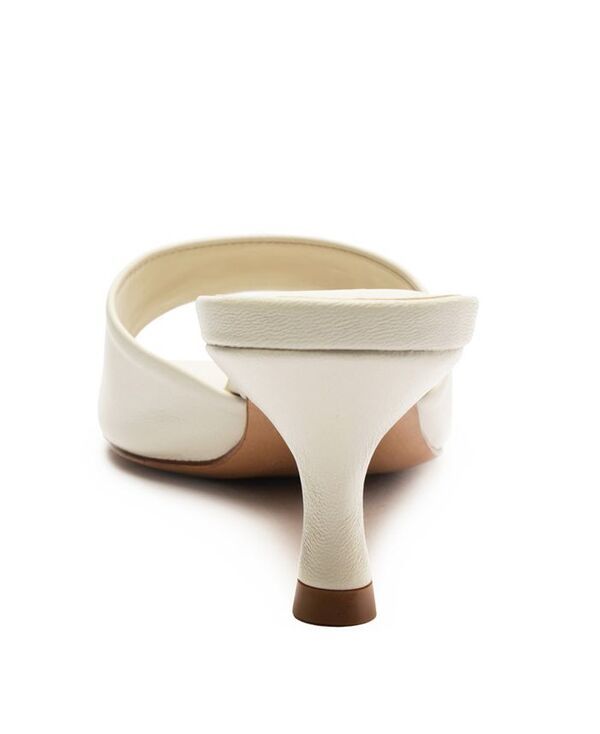 シュッツ レディース シューズ サンダル Schutz Womens Dethalia Mid Stiletto Sandals White ホワイト