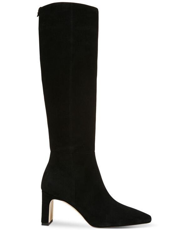 サムエデルマン レディース シューズ パンプス ブーツ Sam Edelman Sylvia SnipToe KneeHigh Dress Boots Regular Wide Calf Black