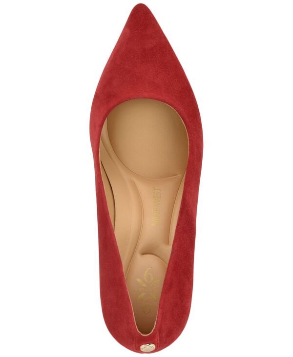 ナインウェスト レディース シューズ パンプス Nine West Womens Kalore 9X9 SlipOn Dress Pumps Red Suede レッド