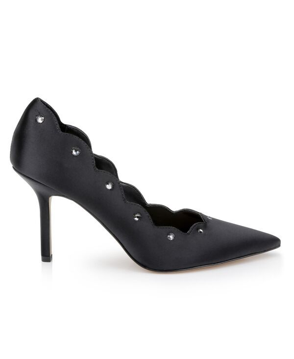 ジュウェルダグレイミシュカ レディース シューズ パンプス Jewel Badgley Mischka Womens Eleni Evening Pumps Black Satin ブラック