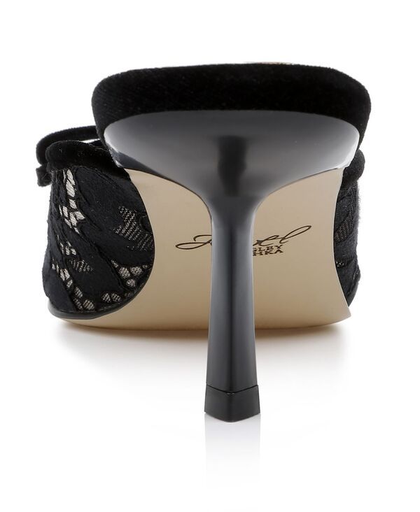 ジュウェルダグレイミシュカ レディース シューズ パンプス Jewel Badgley Mischka Womens Elliott Evening Mules Black ブラック