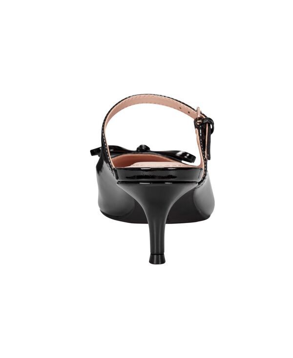 バンドリーノ レディース シューズ パンプス ヒール Bandolino Womens Amoss Mary Jane Kitten Heel Pumps Black Patent ブラック