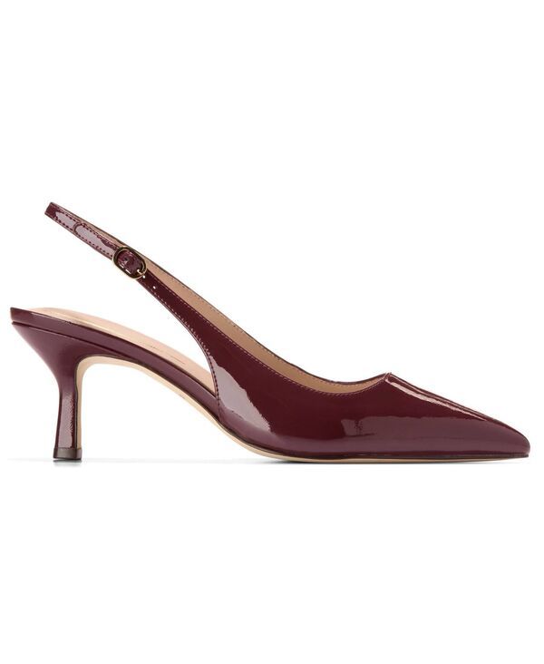 コールハーン レディース シューズ パンプス Cole Haan Womens Hansell Sling Back Pumps Black Garnet Patent Leather ブラック