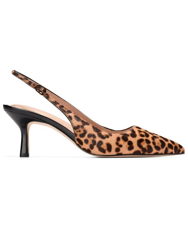 コールハーン レディース シューズ パンプス Cole Haan Womens Hansell Sling Back Pumps Leopard Print Hair Calf アニマル