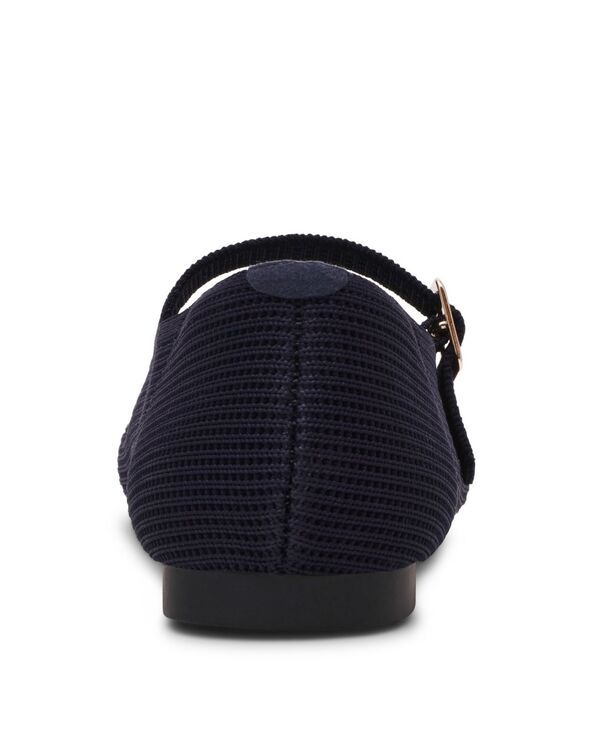アンクライン レディース シューズ パンプス ニット Anne Klein Womens Mabel Knit Mary Jane Flats Navy ネイビー