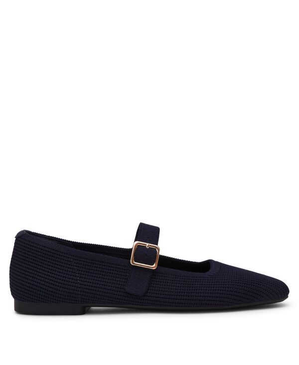 アンクライン レディース シューズ パンプス ニット Anne Klein Womens Mabel Knit Mary Jane Flats Navy ネイビー