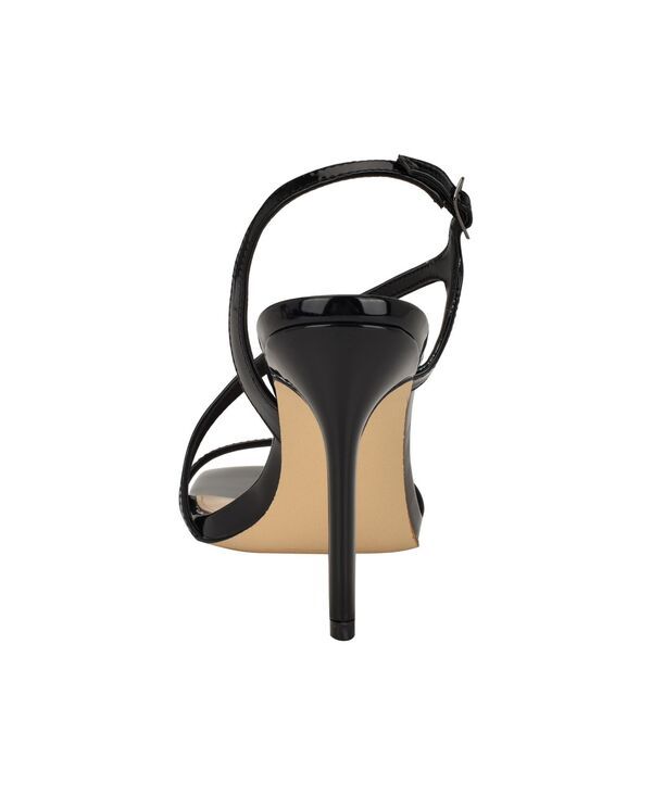 カルバンクライン レディース シューズ サンダル Calvin Klein Womens Tansley Strappy Stiletto Sandals Black Patent ブラック