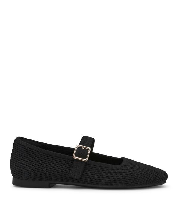 アンクライン レディース シューズ パンプス ニット Anne Klein Womens Mabel Knit Mary Jane Flats Black ブラック アンクライン レディース シューズ パンプス ニット Anne Klein Womens Mabel Knit Mary Jane Flats Black ブラック