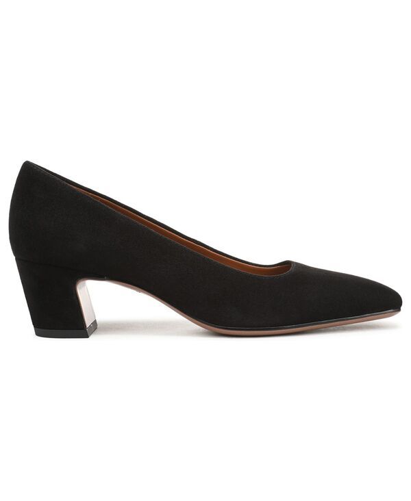 フランコサルト レディース シューズ パンプス Franco Sarto Womens Salino Square Toe Pumps Black Suede ブラック