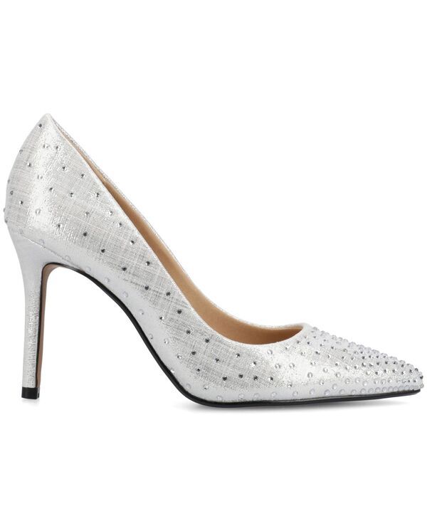 ジュルネ コレクション レディース シューズ パンプス Journee Collection Womens Venus Pointed Toe Comfort Dress Pumps Silver シ