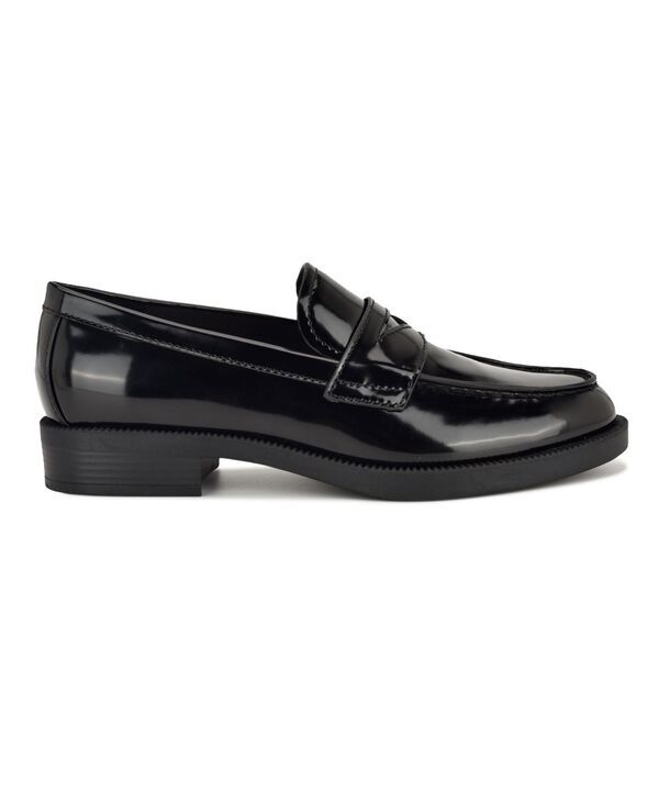 ナインウェスト レディース シューズ パンプス ローファー Nine West Womens Berg SlipOn Penny Loafers Black Patent ブラック ナインウェスト レディース シューズ パンプス ローファー Nine West Womens Berg SlipOn Penny Loafers Black Patent ブラック