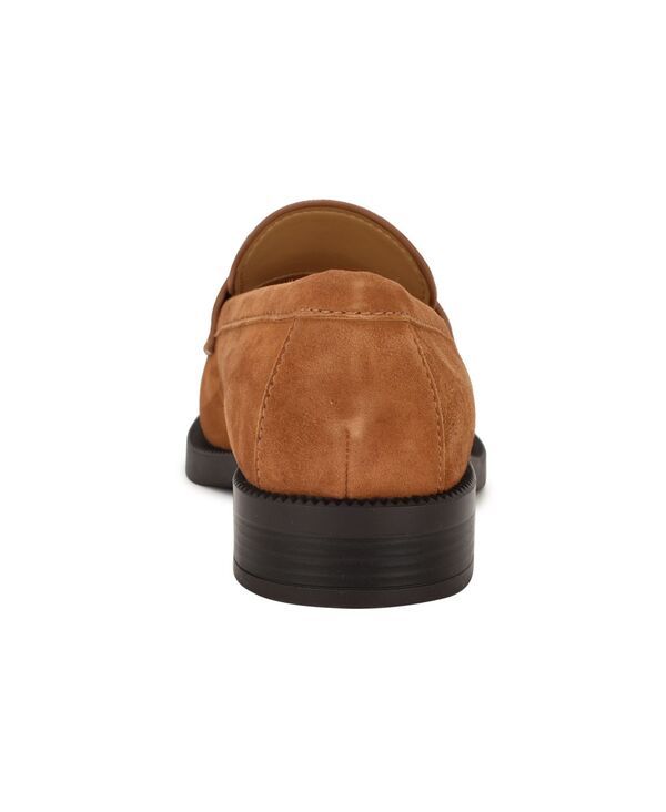 ナインウェスト レディース シューズ パンプス ローファー Nine West Womens Berg SlipOn Penny Loafers Cognac Suede