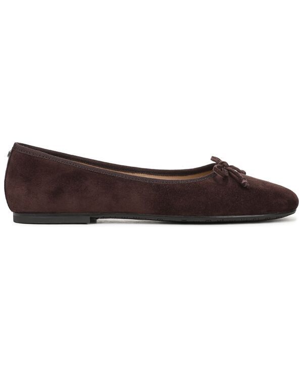 サムエデルマン レディース シューズ パンプス Sam Edelman Womens Alie Ballerina Flats Cafe Noir Suede