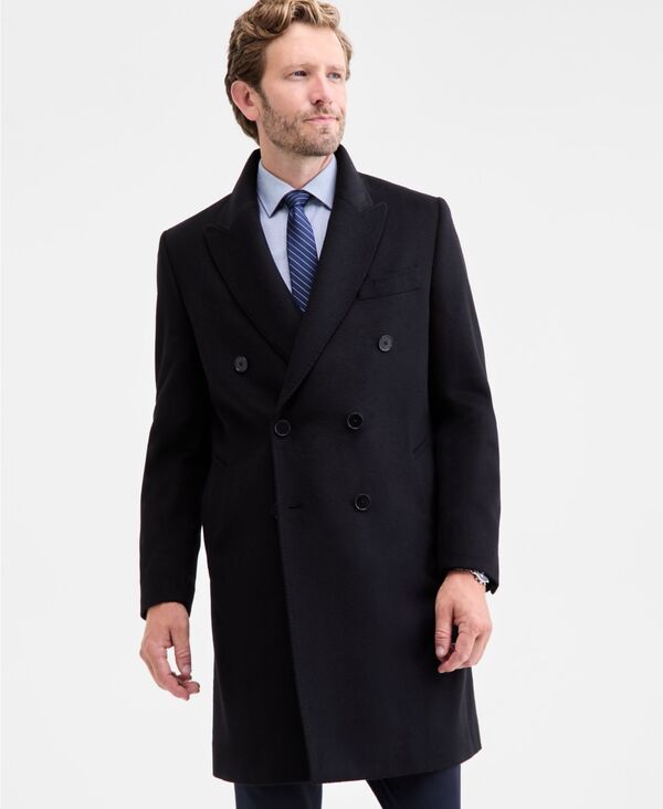 カルバンクライン メンズ アウター ジャケット・ブルゾン ウール コート Calvin Klein Mens ClassicFit Wool Blend Overcoat Black ブラック カルバンクライン メンズ アウター ジャケット・ブルゾン ウール コート Calvin Klein Mens ClassicFit Wool Blend Overcoat Black ブラック