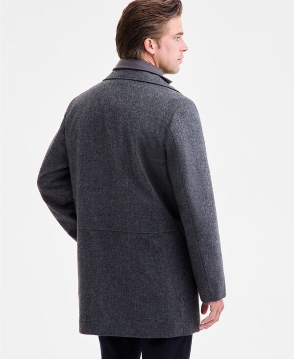 カルバンクライン メンズ アウター ジャケット・ブルゾン コート Calvin Klein Mens ClassicFit Coleman Overcoat Gray グレー