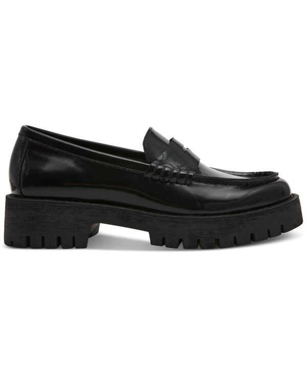 スティーブ マデン レディース シューズ パンプス ローファー Steve Madden Womens Langsten LugSole Tailored Loafers Black Box ブラック スティーブ マデン レディース シューズ パンプス ローファー Steve Madden Womens Langsten LugSole Tailored Loafers Black Box ブラック