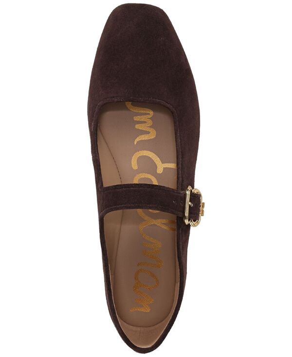 サムエデルマン レディース シューズ パンプス Sam Edelman Womens Michaela Mary Jane Flats Caf Noir Suede