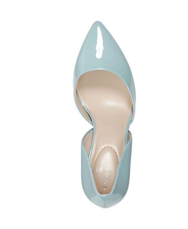 バンドリーノ レディース シューズ パンプス Bandolino Womens Grenow DOrsay Pointed Toe Pumps Light Blue Patent ブルー