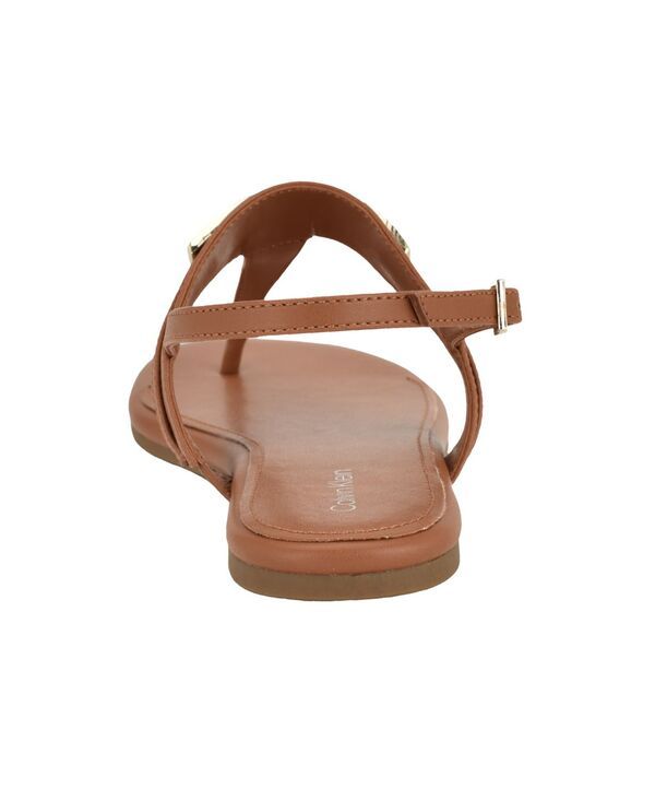 カルバンクライン レディース シューズ サンダル Calvin Klein Womens Bettia Flat Slingback Sandals Cognac カルバンクライン レディース シューズ サンダル Calvin Klein Womens Bettia Flat Slingback Sandals Cognac