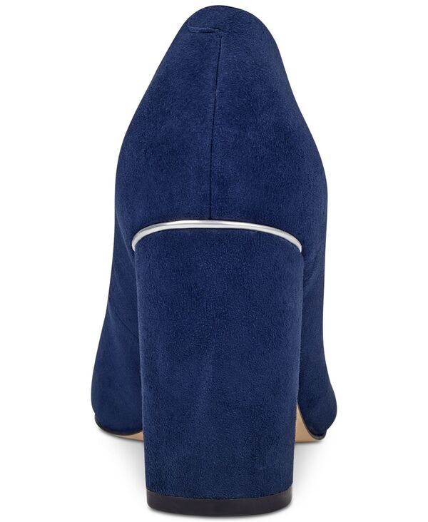 マークフィッシャー レディース シューズ パンプス ヒール Marc Fisher Womens Viviene High Block Heel Pumps Deep Baltic Blue Sued