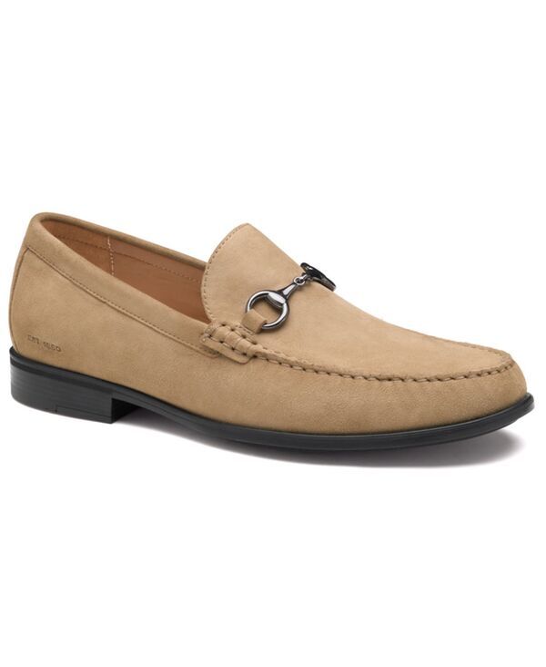 ジョンストンアンドマーフィー メンズ シューズ スリッポン・ローファー Johnston Murphy Mens Harrison Bit Round Toe Loafers Taupe Suede