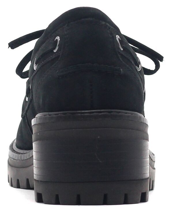 ジェントルソウルズ レディース シューズ パンプス Gentle Souls Womens Brigly Lug Boat Shoes Black Nubuck ブラック