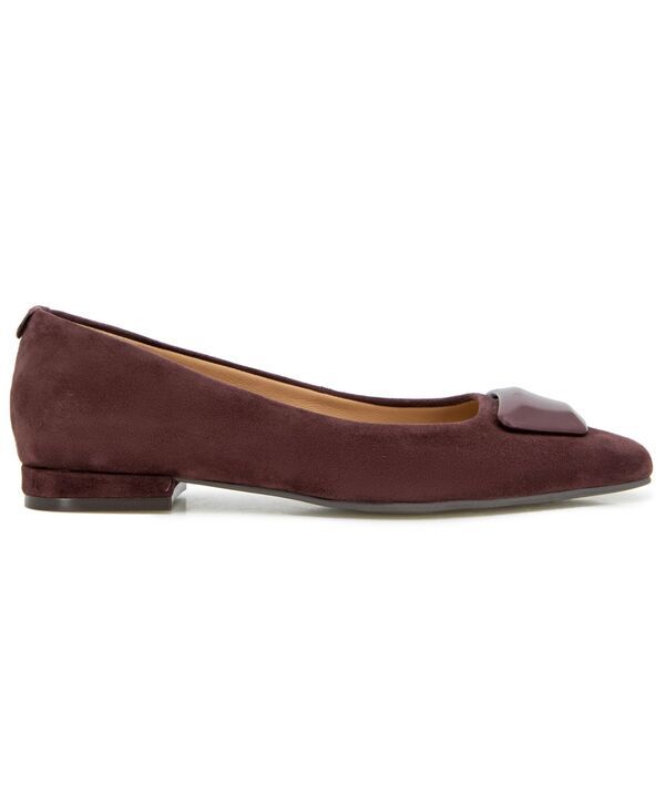 ジェントルソウルズ レディース シューズ パンプスエード Gentle Souls Womens Hanette Square Toe Suede Flats Burgundy Suede バーガンデ