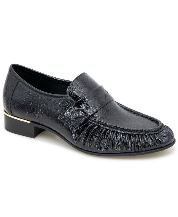 ケネスコール レディース シューズ パンプス ローファー Kenneth Cole New York Womens Reece Slip On Loafers Black ブラック