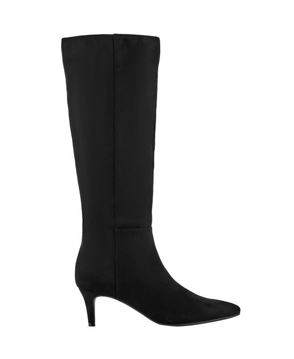 マークフィッシャー レディース シューズ パンプス トール ブーツ Marc Fisher Womens Glintall Pointy Toe Boots Regular Wide Calf Bla