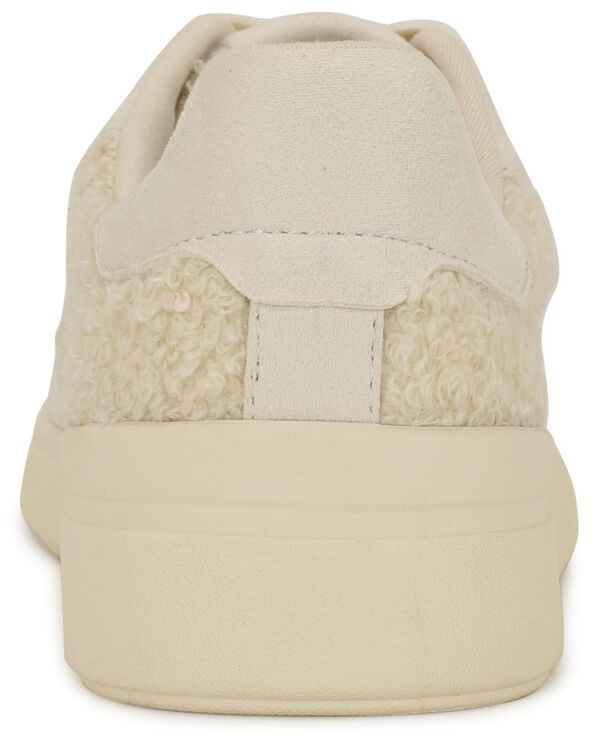 ナインウェスト レディース シューズ スニーカー レース Nine West Linehan Round Toe LaceUp Sneakers CreamSilver クリーム