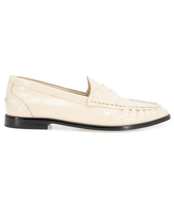 ケネスコール レディース シューズ パンプス ローファー Kenneth Cole Reaction Womens Zoila Penny Loafers Cream Patent クリーム