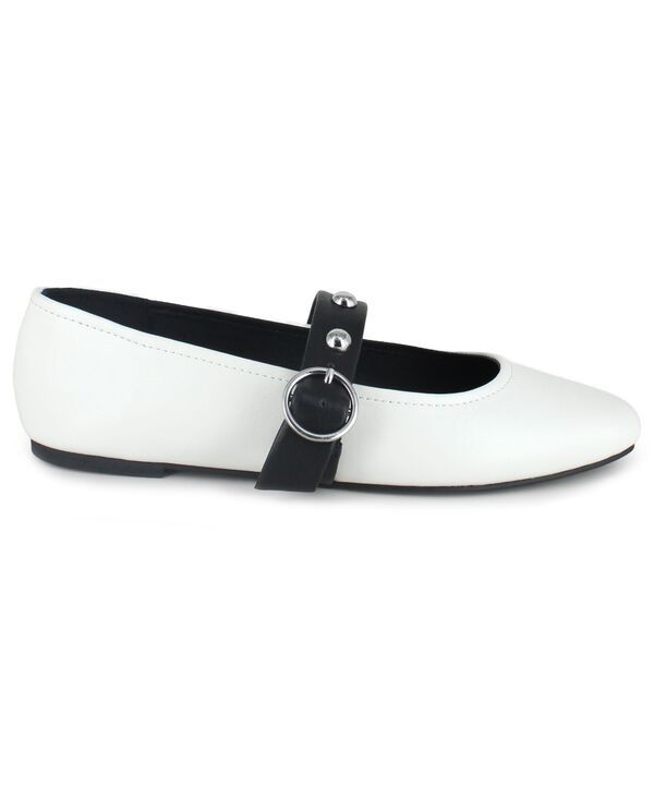 ケネスコール レディース シューズ パンプス マキシ Kenneth Cole Reaction Womens Maxi Maryjane Ballet Flats EcruBlack エクリュ