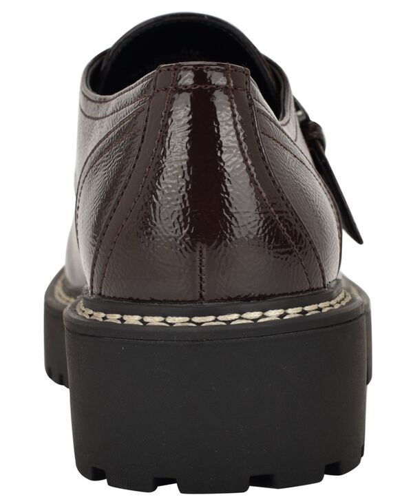カルバンクライン レディース シューズ パンプス ローファー Calvin Klein Womensaundee Buckle Lug Sole Loafers Dark Wine ワイン
