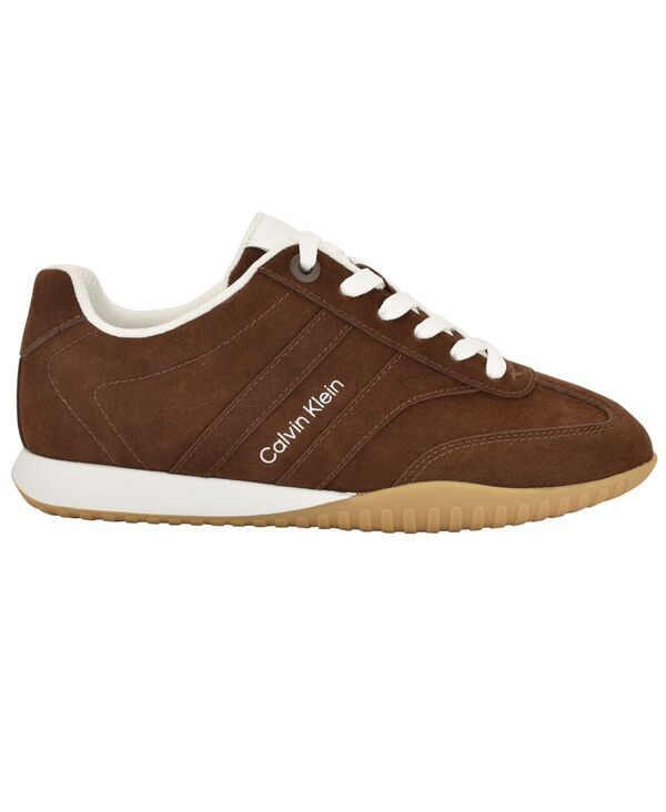 カルバンクライン レディース シューズ スニーカー レース Calvin Klein Womens Hendrea LaceUp Sneakers Dark Brown Suede ブラウン カルバンクライン レディース シューズ スニーカー レース Calvin Klein Womens Hendrea LaceUp Sneakers Dark Brown Suede ブラウン