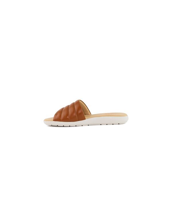 マークジョセフニューヨーク レディース シューズ サンダル Marc Joseph New York Womens Slip On Slide Sandals Cognac napa soft