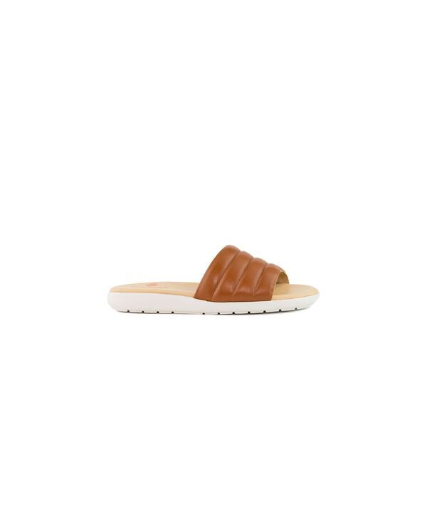 マークジョセフニューヨーク レディース シューズ サンダル Marc Joseph New York Womens Slip On Slide Sandals Cognac napa soft