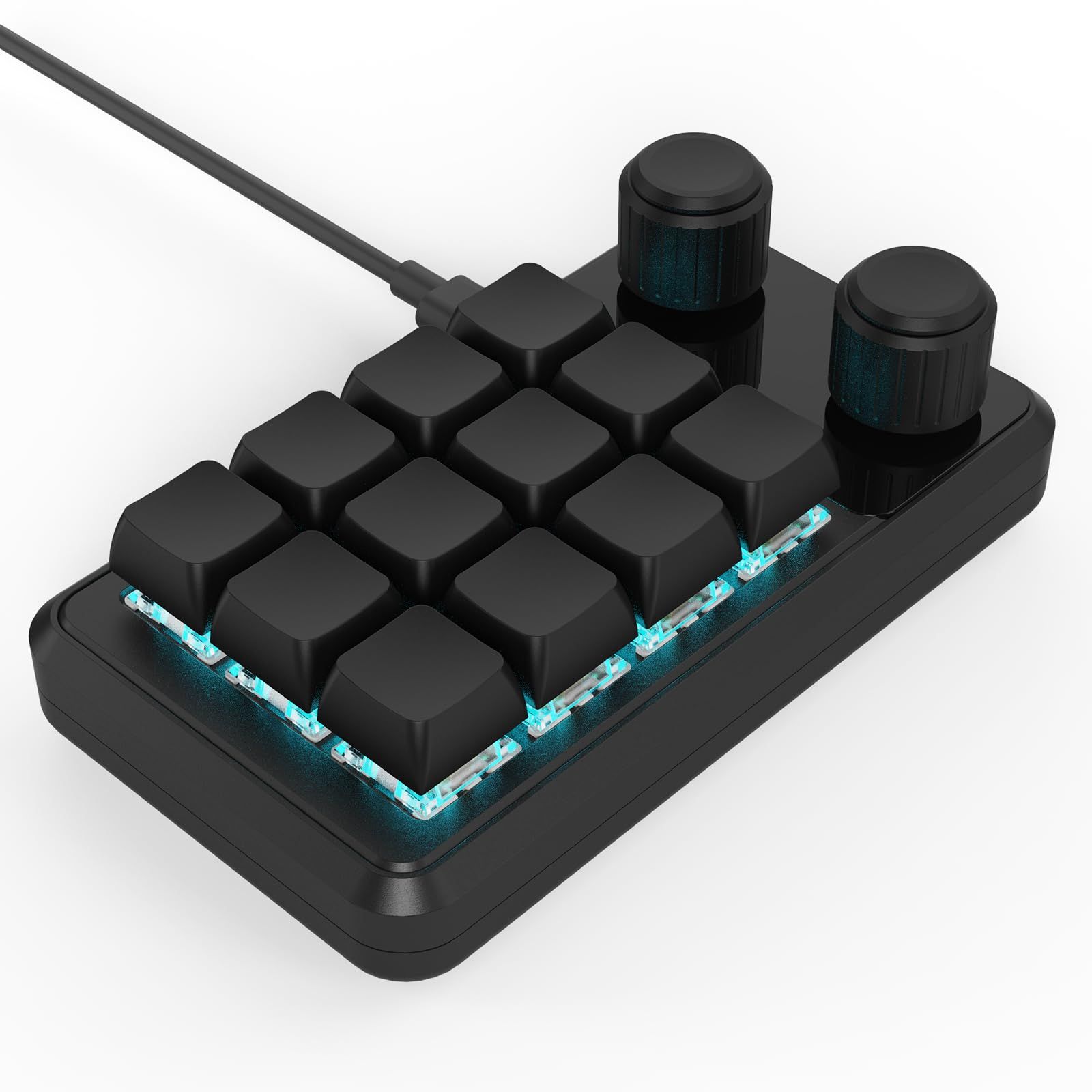 SIKAI CASE マクロキーボード 有線接続 12キー2ノブ 片手キーボード RGB Windows設定 赤軸 メカニカル 多機能プログラマブル ゲーム用DIY カスタム可能 ショートカット プログラマー向き 黒色 1レイヤーma SIKAI CASE マクロキーボード 有線接続 12キー2ノブ 片手キーボード RGB Windows設定 赤軸 メカニカル 多機能プログラマブル ゲーム用DIY カスタム可能 ショートカット プログラマー向き 黒色 1レイヤーma