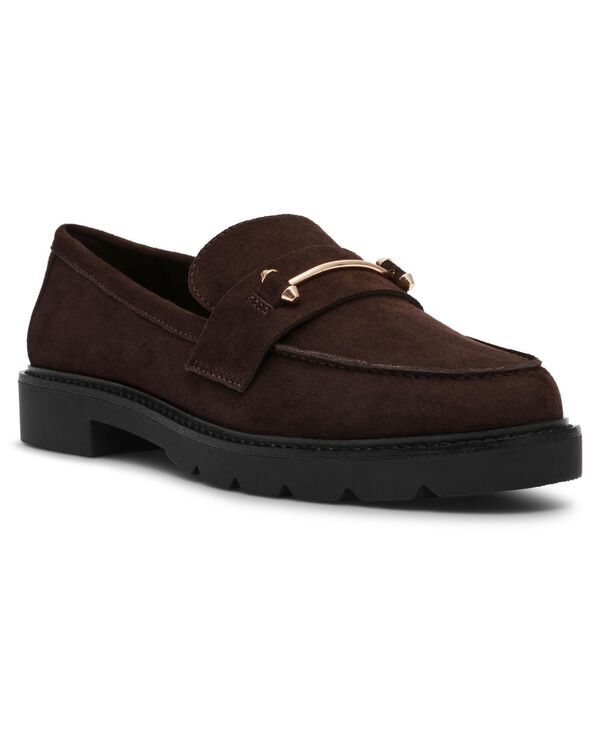 アンクライン レディース シューズ パンプス ローファー Anne Klein Womens Emme Lug Sole Loafers Brown ブラウン