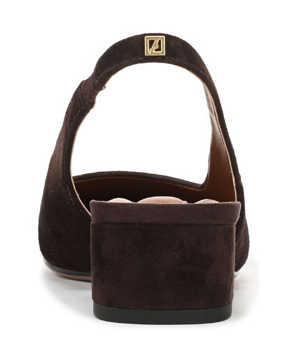 フランコサルト レディース シューズ パンプス Franco Sarto Womens Lyanna Square Toe Slingback Pumps Hickory Brown Suede ブラ