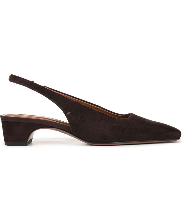 フランコサルト レディース シューズ パンプス Franco Sarto Womens Lyanna Square Toe Slingback Pumps Hickory Brown Suede ブラ