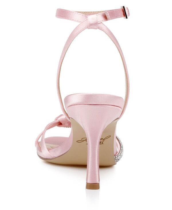 ジュウェルダグレイミシュカ レディース シューズ サンダル Jewel Badgley Mischka Womens Fiji Dress Sandals Pale Pink Satin ピンク